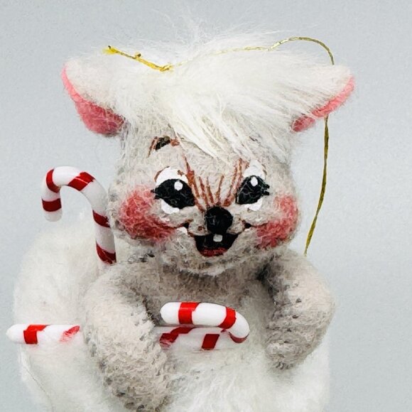 Annalee Special Delivery Santa Boot Mouse Ornament Eyes Open 4 inch 2005 - Picture 2 of 6